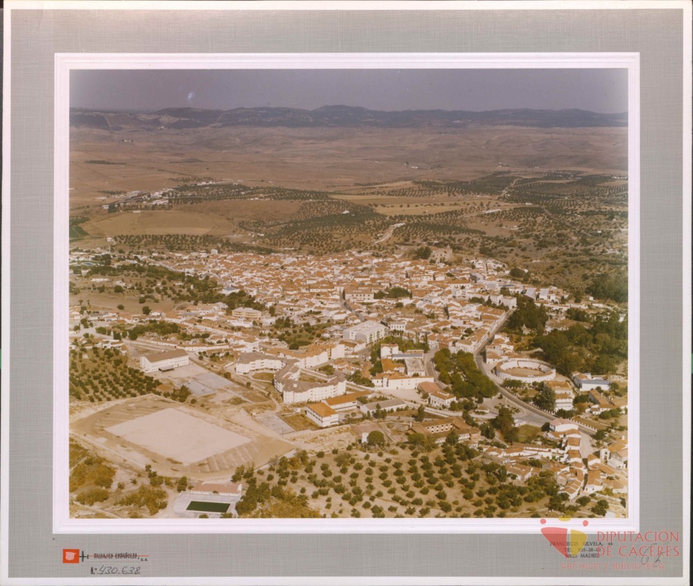 Vista aérea de Valencia de Alcántara