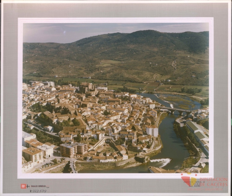 Vista aérea parcial de Plasencia