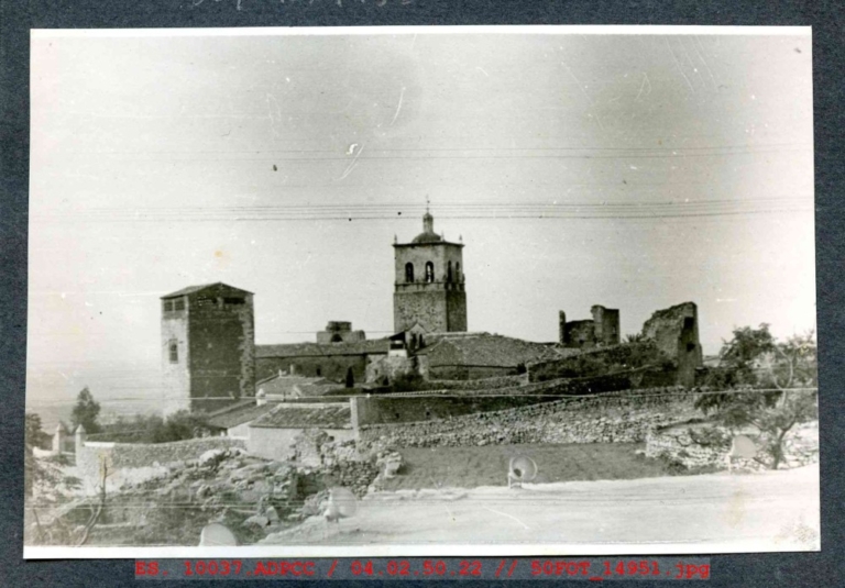 Vista de la iglesia de Santa María la Mayor de Trujillo