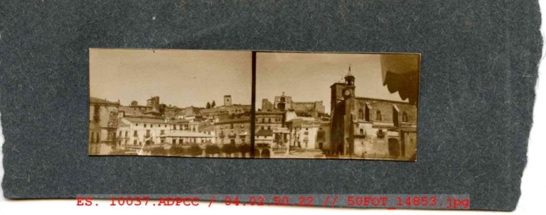 Vista de la plaza mayor de Trujillo