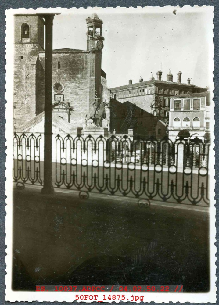 Vista de la Plaza mayor de Trujillo