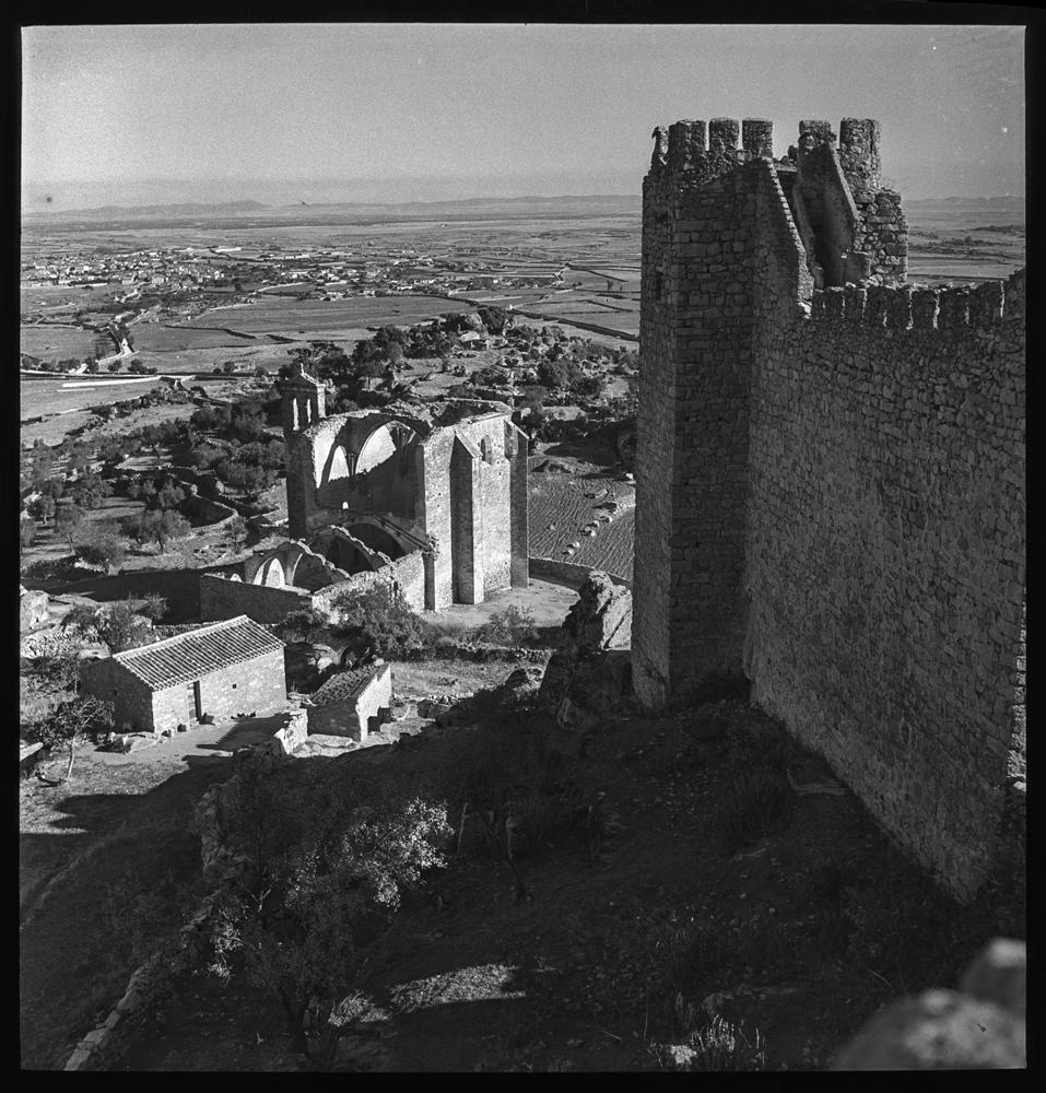 Vista de las ruinas de la iglesia de Santo Domingo