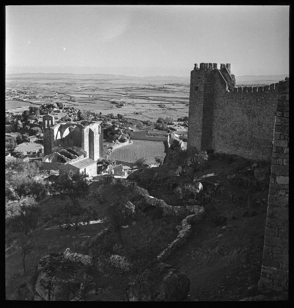 Vista de las ruinas de la iglesia de Santo Domingo