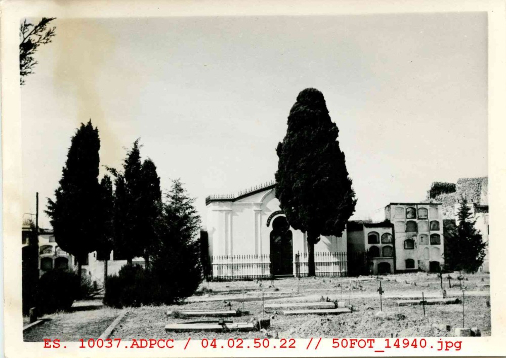 Vista del cementerio de la Vera Cruz en Trujillo