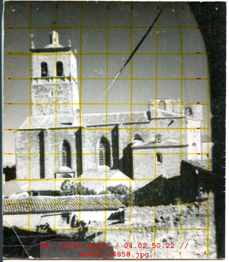 Vista lateral de la iglesia de Santa María la Mayor de Trujillo