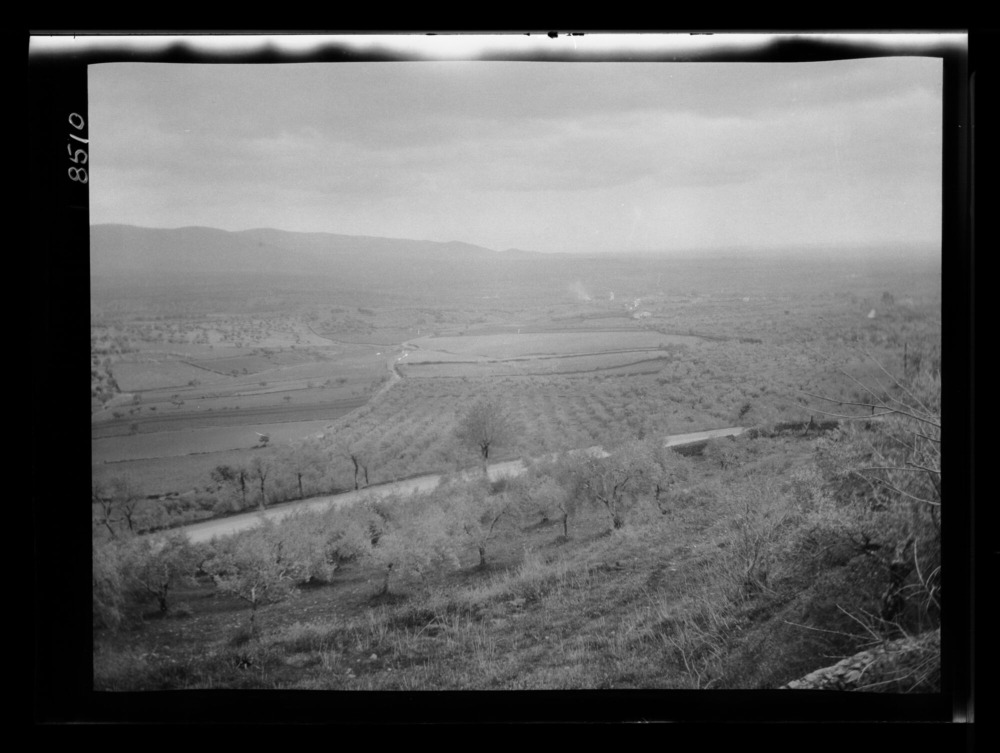Vista lejana del pueblo