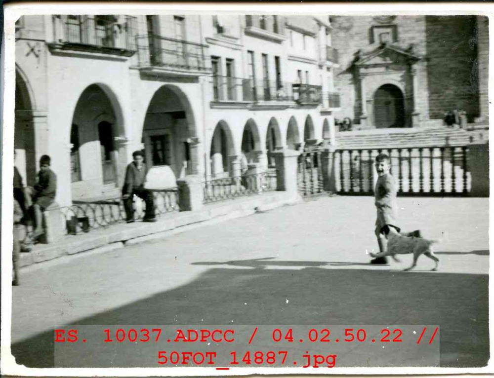 Vista parcial de la plaza Mayor de Trujillo