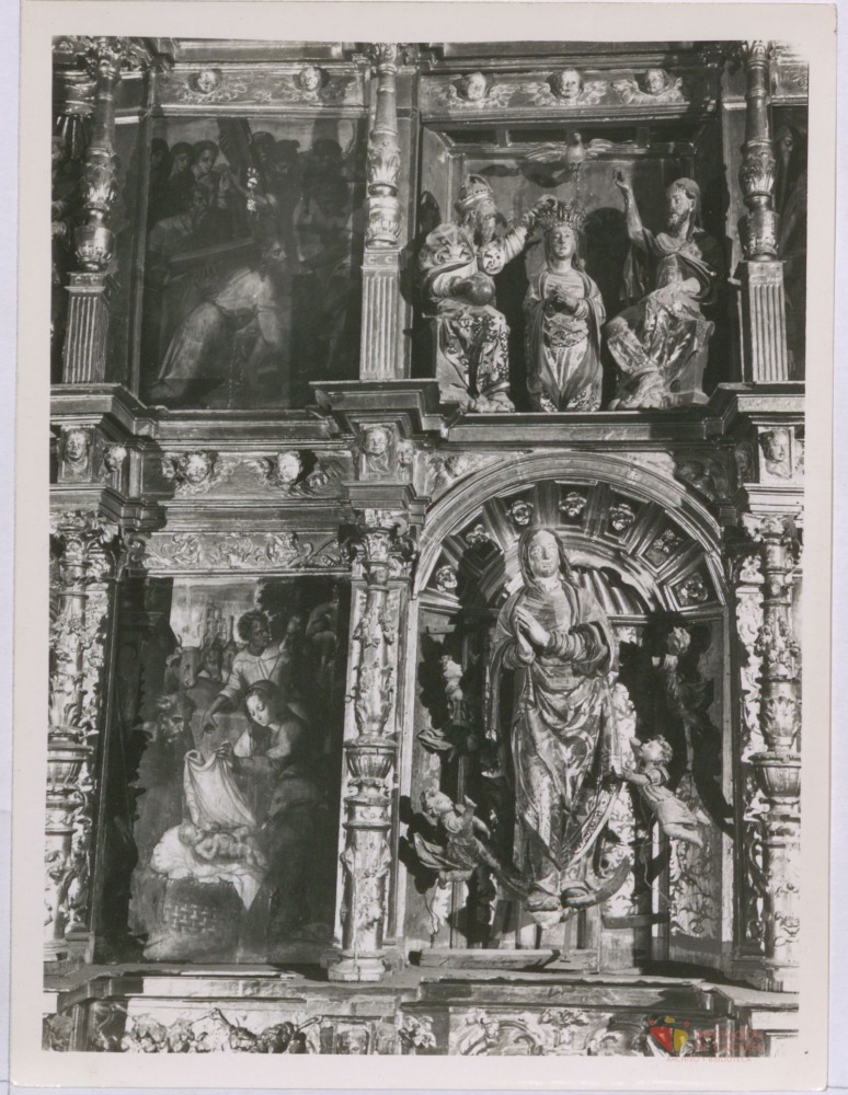 Vista parcial del Retablo de la Iglesia de Arroyo de la Luz